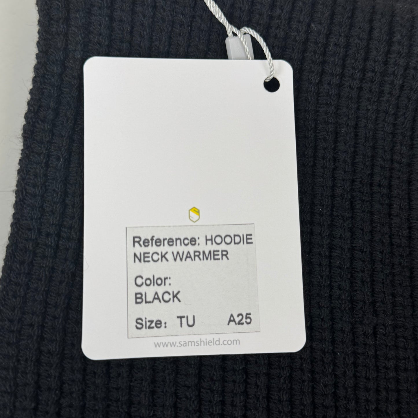 SAMSHIELD Hoodie Neck Warmer Unisex Fits All Black