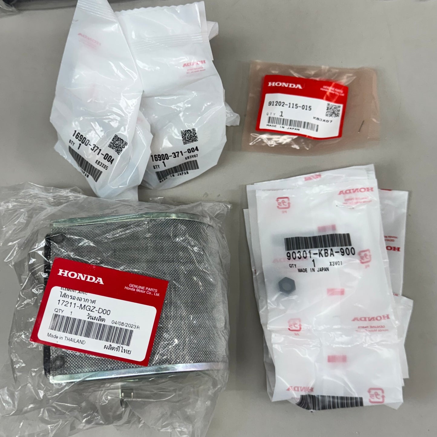 HONDA (103 PACK) Assorted Motorcycle Parts Genuine OEM