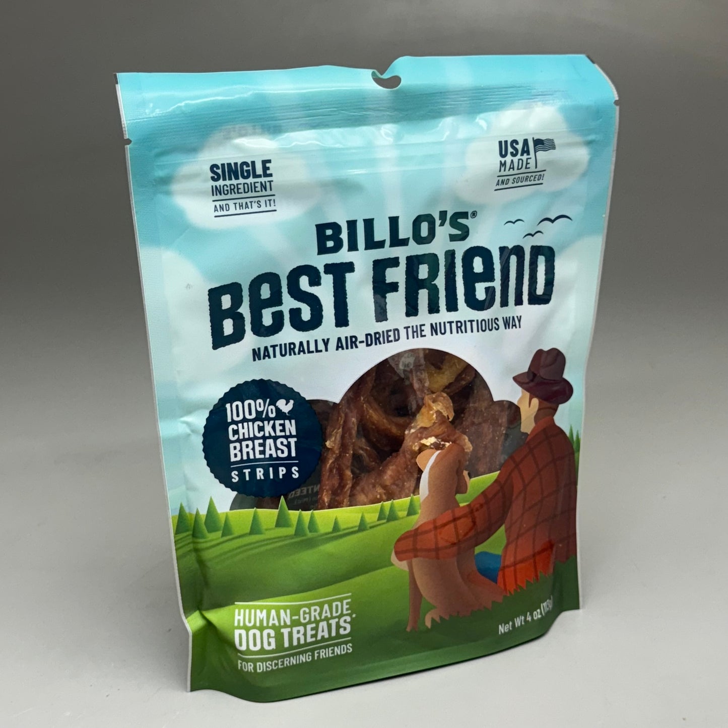 ZA@ BILLO’S BEST FRIEND (4 PACK) Chicken Breast Strips 4 oz Each BB 10/24