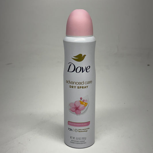 DOVE (3 PACK) Advance Care Dry Spray Sakura Blossom & Yuzu 3.8 oz. BB 12/27