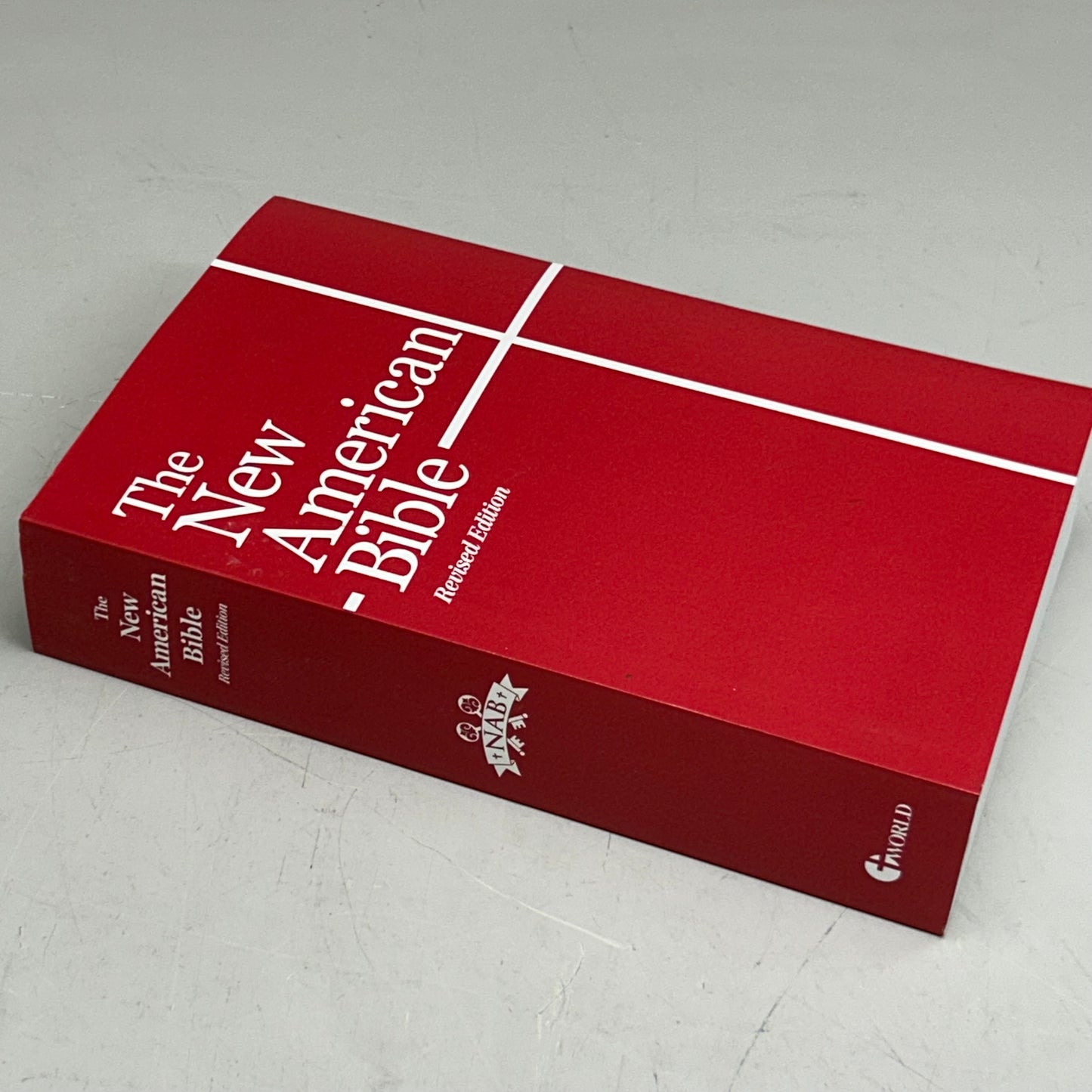 WORLD BIBLE PUBLISHING The New American Bible Revised Edition  1394 Pages Red