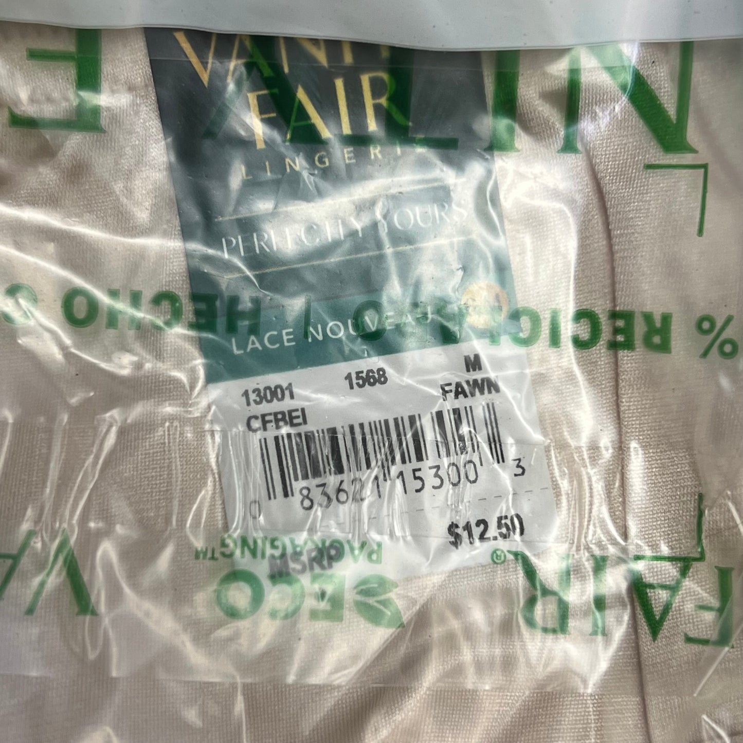 ZA@ VANITIY FAIR Lot Of Assorted Briefs w/ Lace Women's Variety Sz  Multicolor