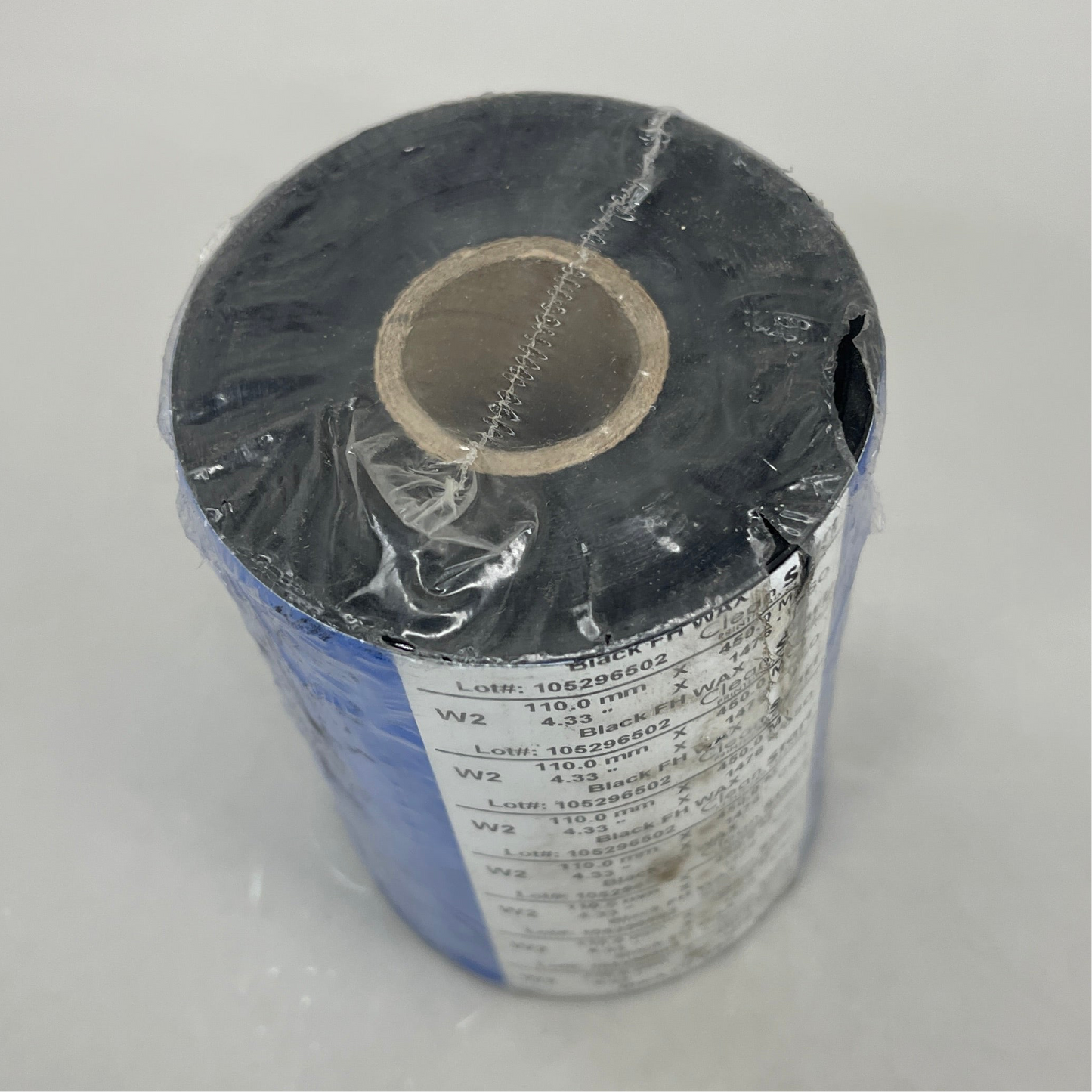 WEBER Thermal Transfer Ribbon Roll 4.33" x 1,476' Blue