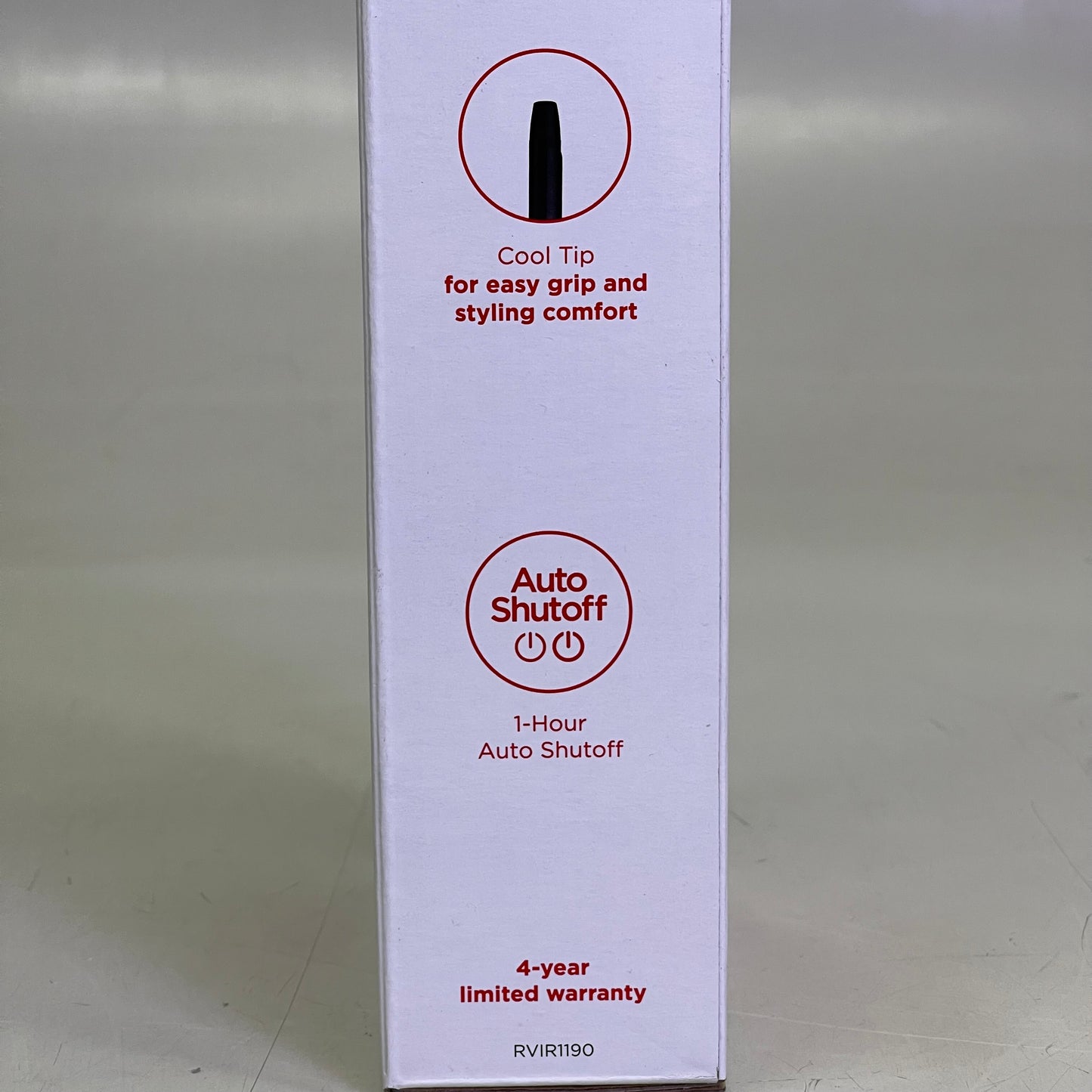 REVLON Coconut Smoothstay Oil-Infused Curling Iron Shiny, Smooth Curls 1" Black RVIR1190