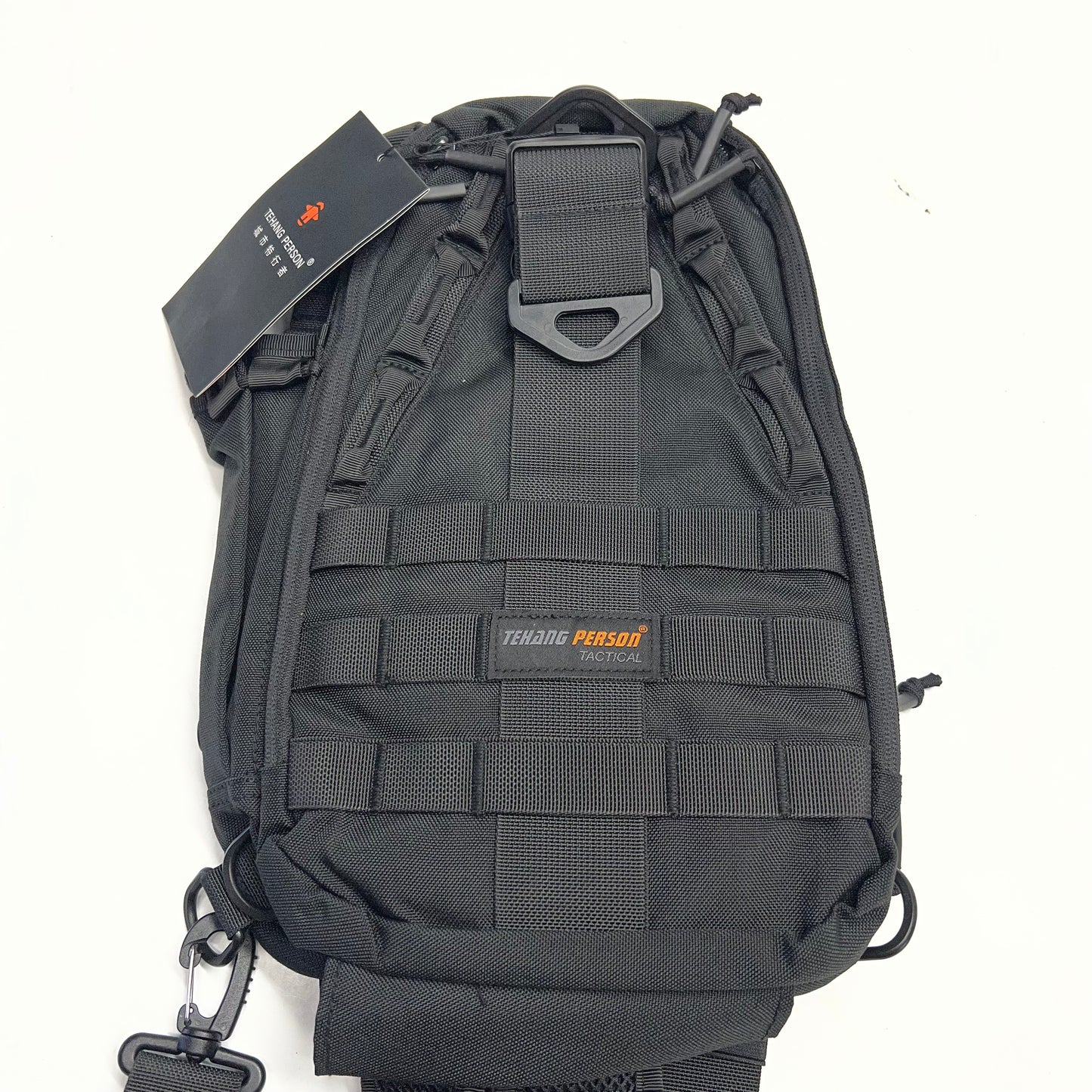 TEHANG PERSON Multipurpose Tactical Backpack 500d Nylon 14"x9" Black TP-T80