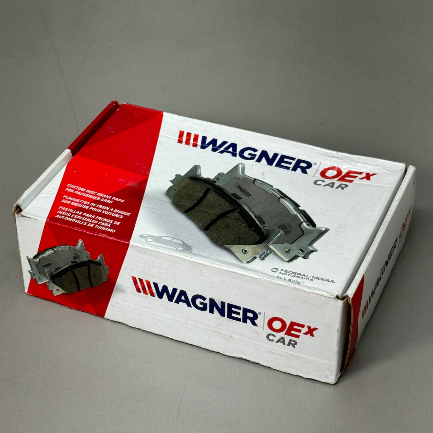 WAGNER OEx Premium Ceramic Disc Brake Pad Set 5 1/2" x 2" OEX1172