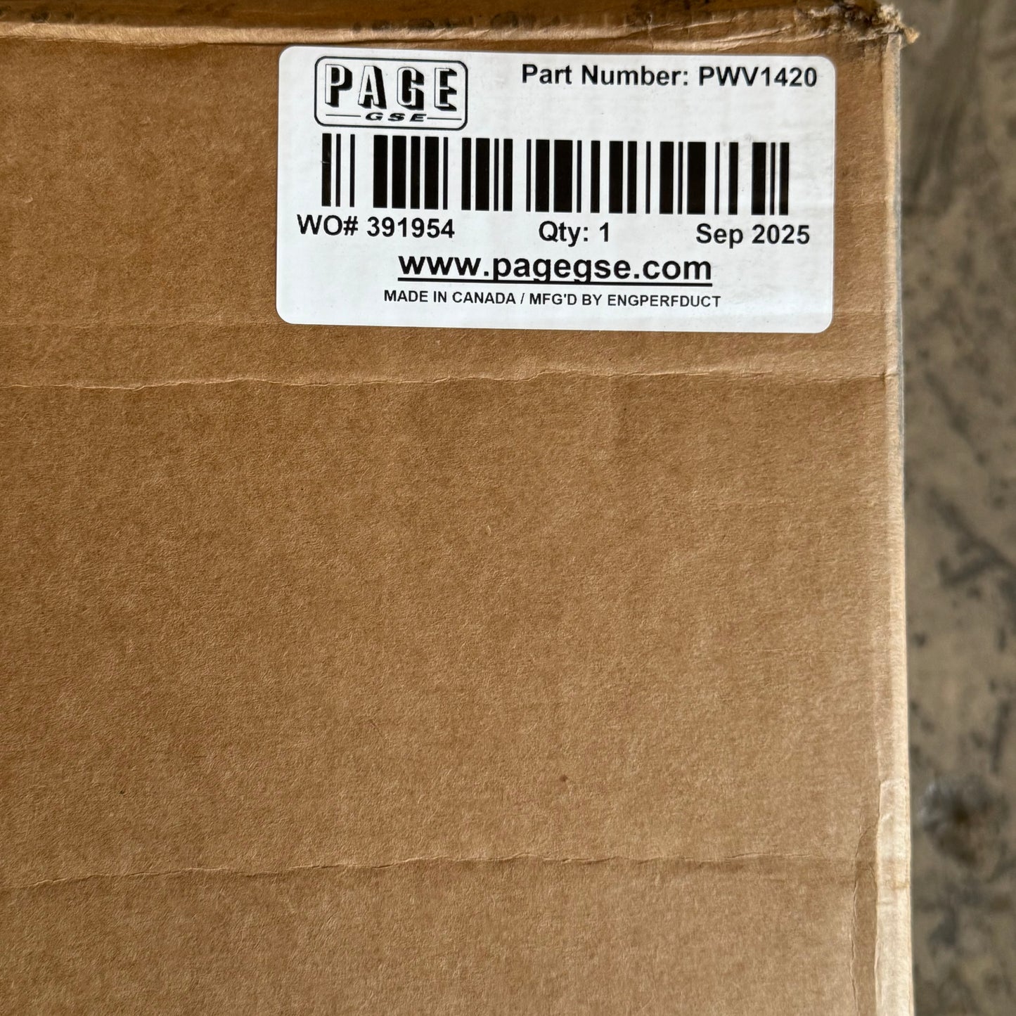PAGE GSE Green Layflat Ventilation Duct Sz 15"D x 48"L-Expandable 391954