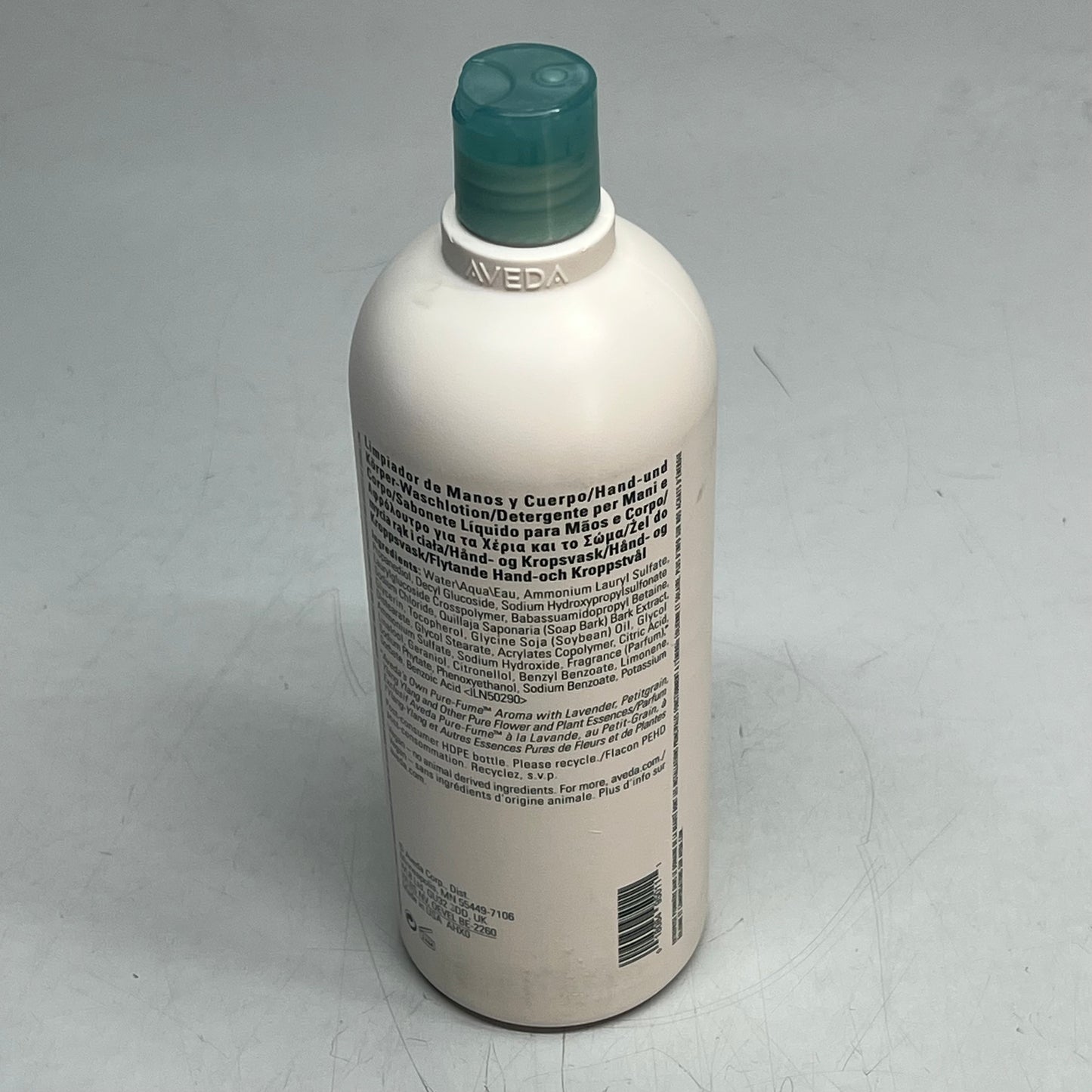 AVEDA Shampure Hand & Body Wash Derived From Babassu Nut Soothing Formula 33.8Oz