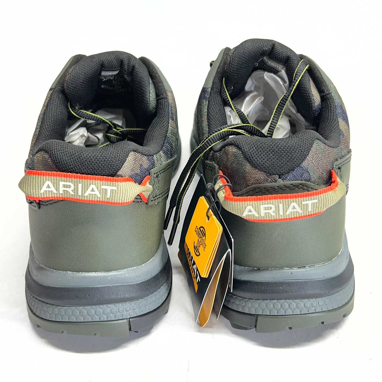 ARIAT WORK Men's Outpace Shift Comp Toe Sz 15, Camo 10047025