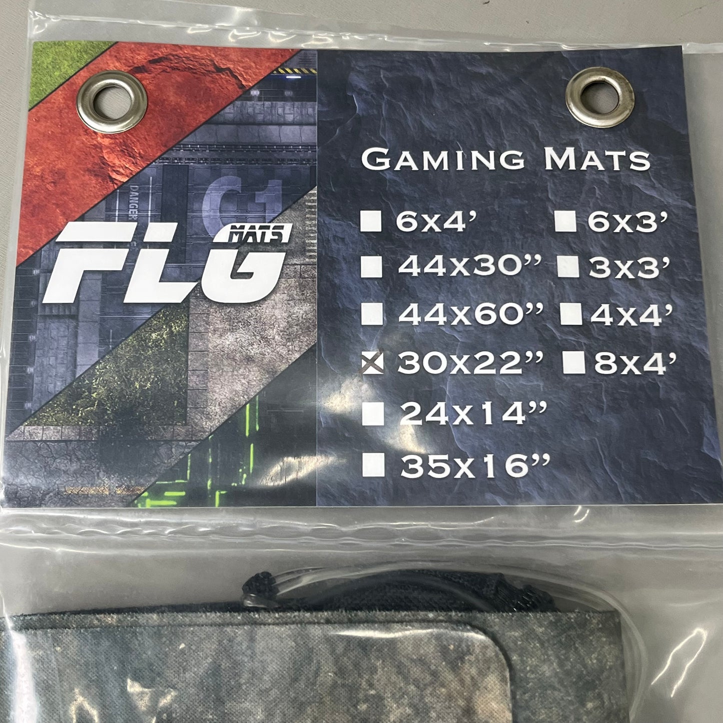 FLG MATS High Quality Gaming Mats Battlefield Fabric W/ Rubber Back 30"x22"