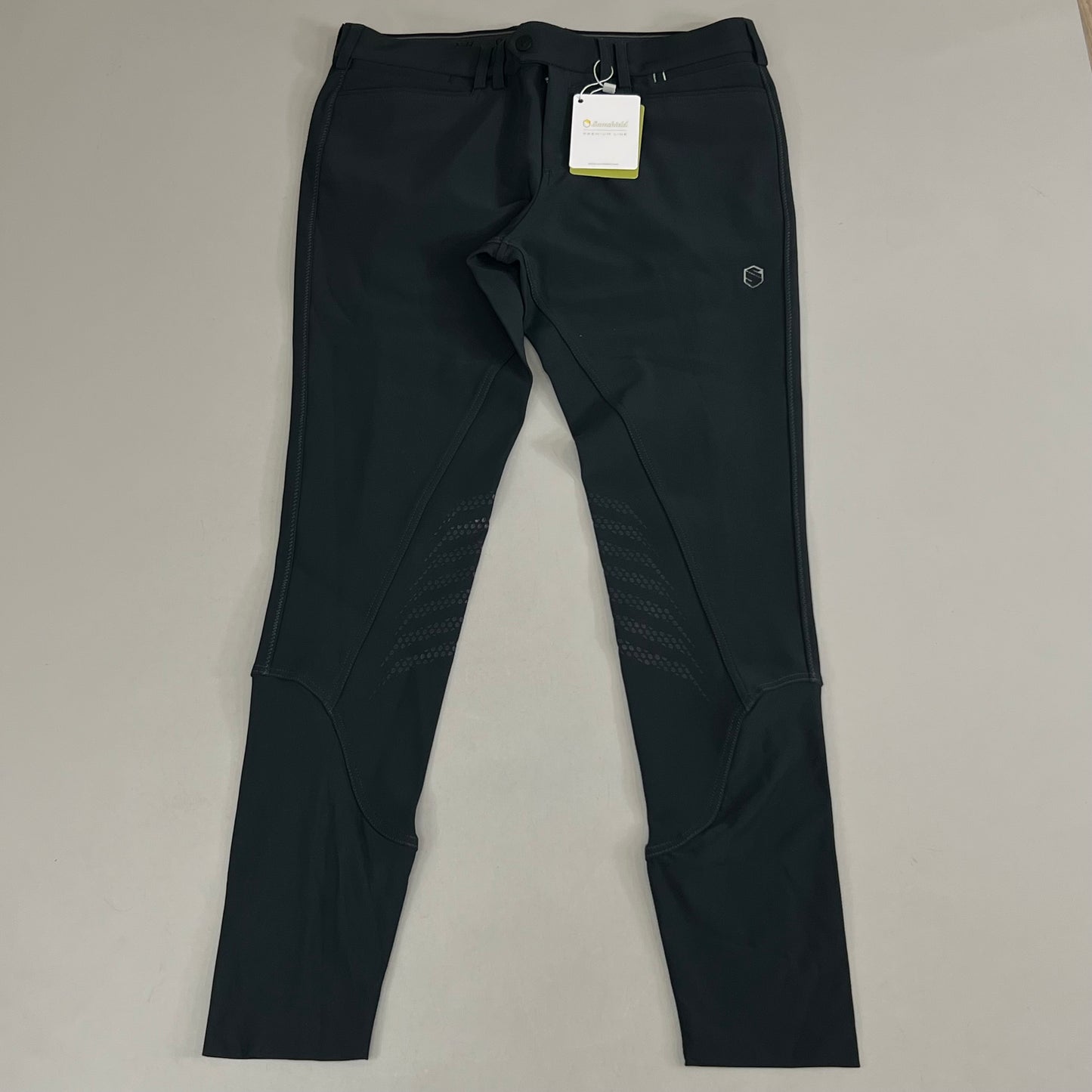 SAMSHIELD Macreu Equestrian Men's Pants Sz US 32, UK 30, FR 42 Moonless Night Black