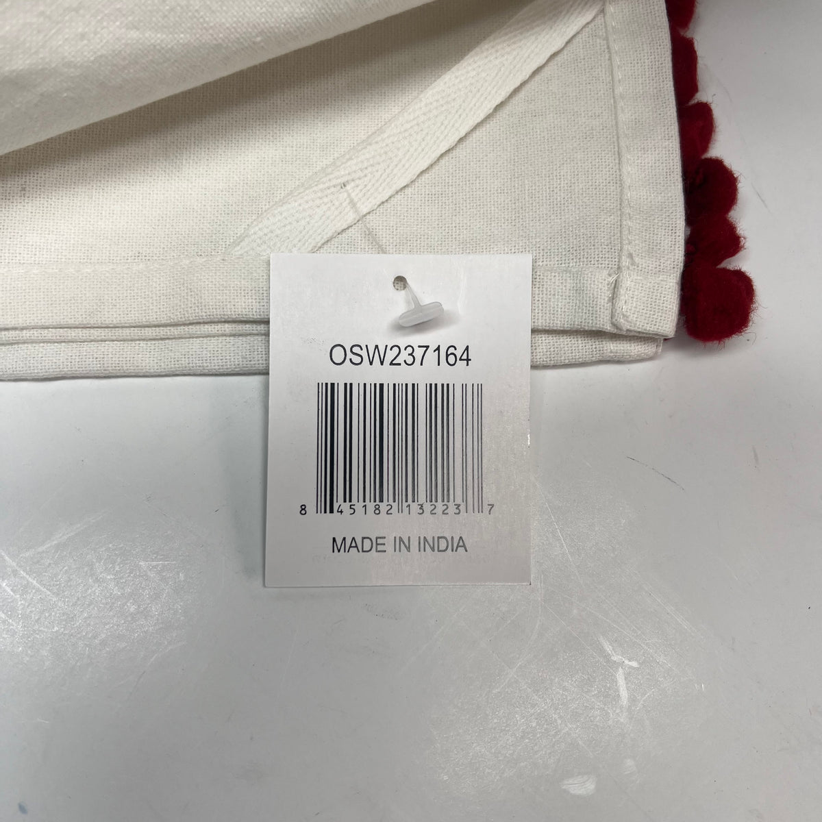 OAKSTREET (2 PACK) Santa Holiday Dish Towels 25"x18" White OSW237164