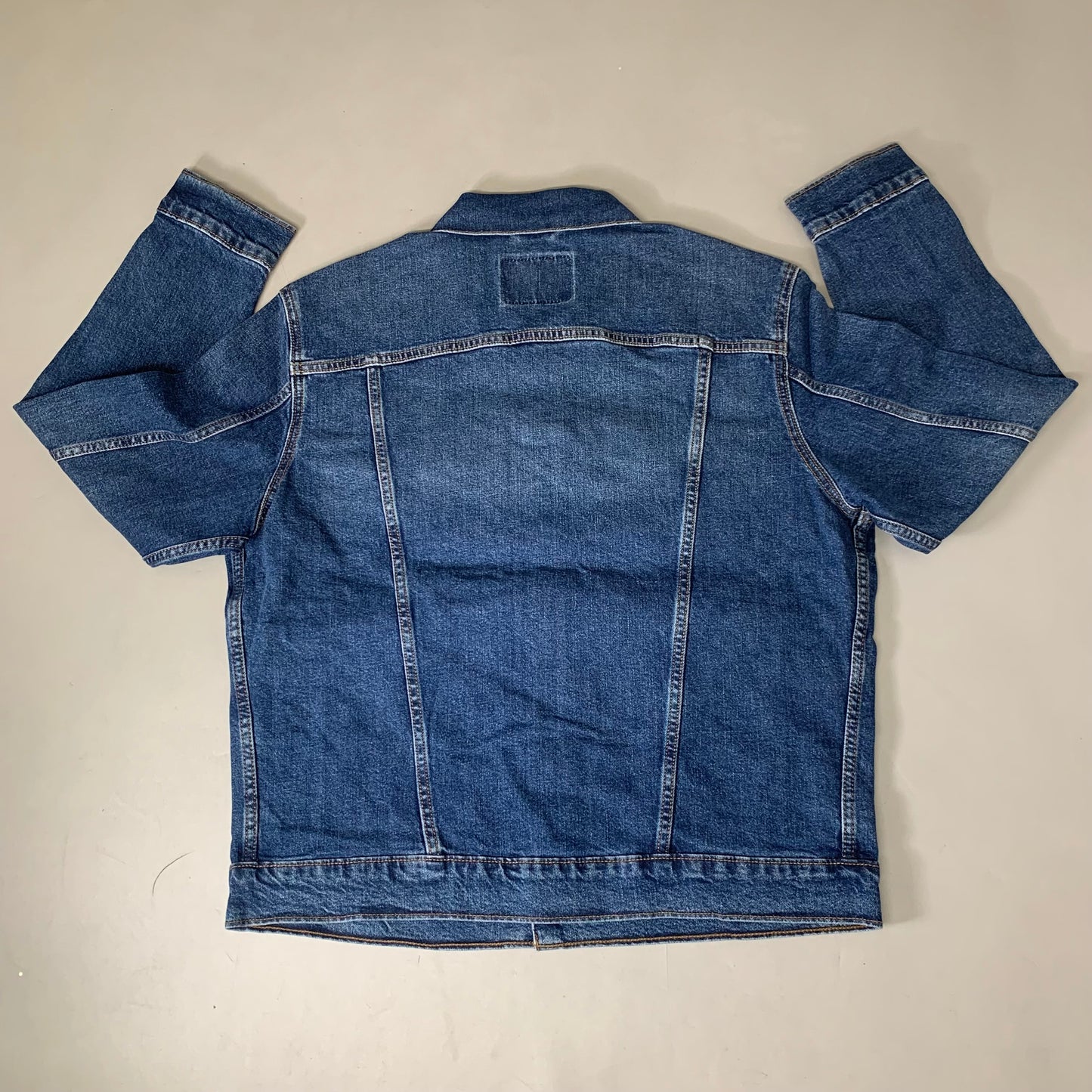 LEVIS STRAUSS Signature Chore Trucker Jacket Men's Sz M Indigo Escape A61910002