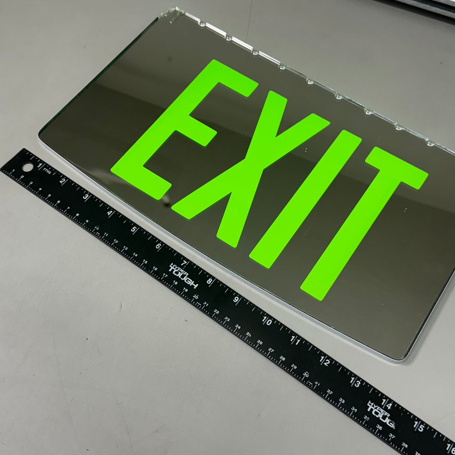 EVENLITE Exit Sign Hang Up Kit W/ Green Exit Sign & Hardware SOVIIEMG1MBAPDUC