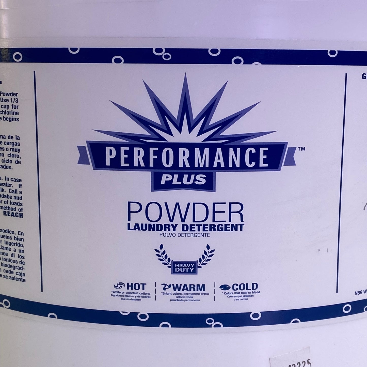 PERFORMANCE PLUS Powder Laundry Detergent 40Lbs White 71208