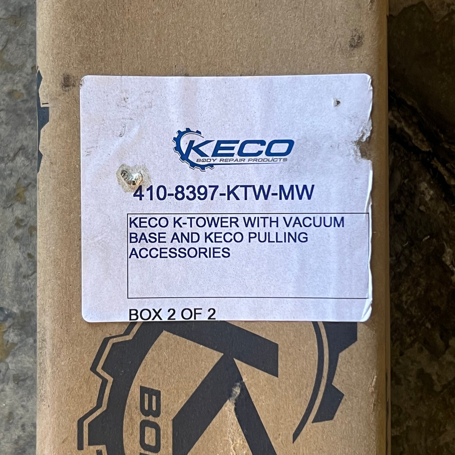 ZA@ KECO K-tower Bar Single 65"L x 4"W x 2"T Blue 410-8397-KTW-MW