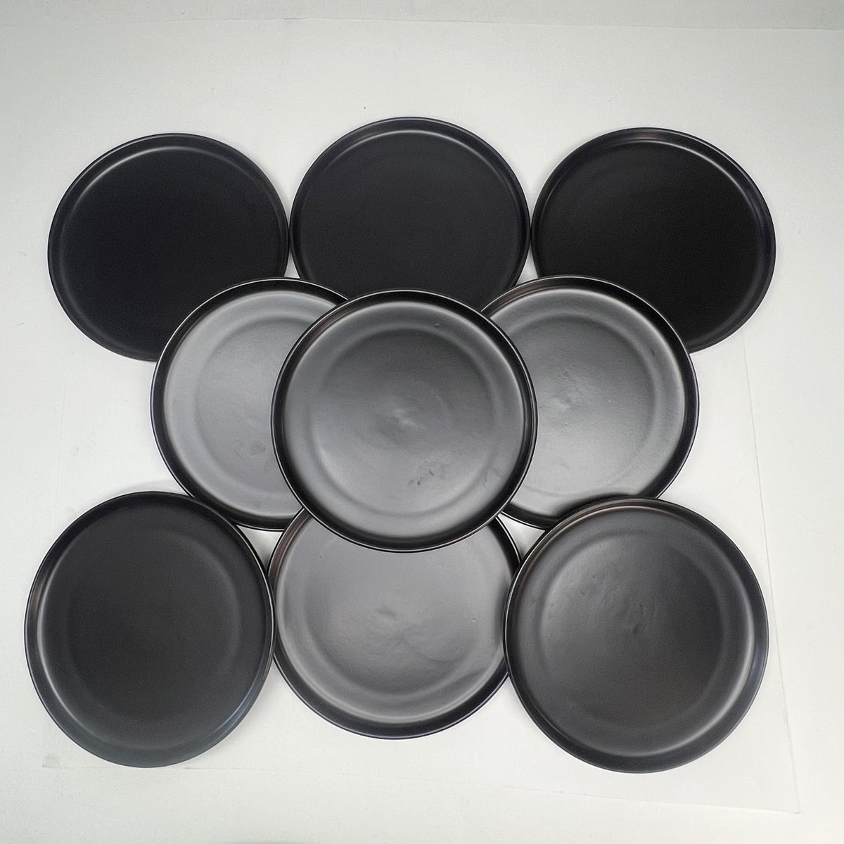 ZA@ LIBBY (8 PACK) Coupe Plate  10.5 Dia Matte Black DRI-20-O