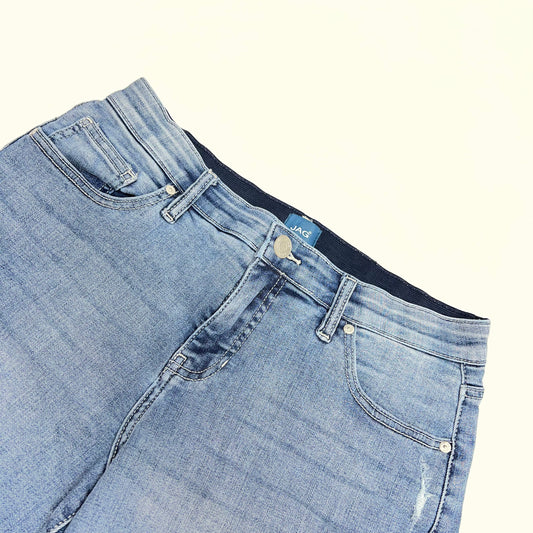 ZA@ SILVER JEANS CO. Alex Boyfriend Short Women's Sz 6/5 Light Wash J5124ECF209