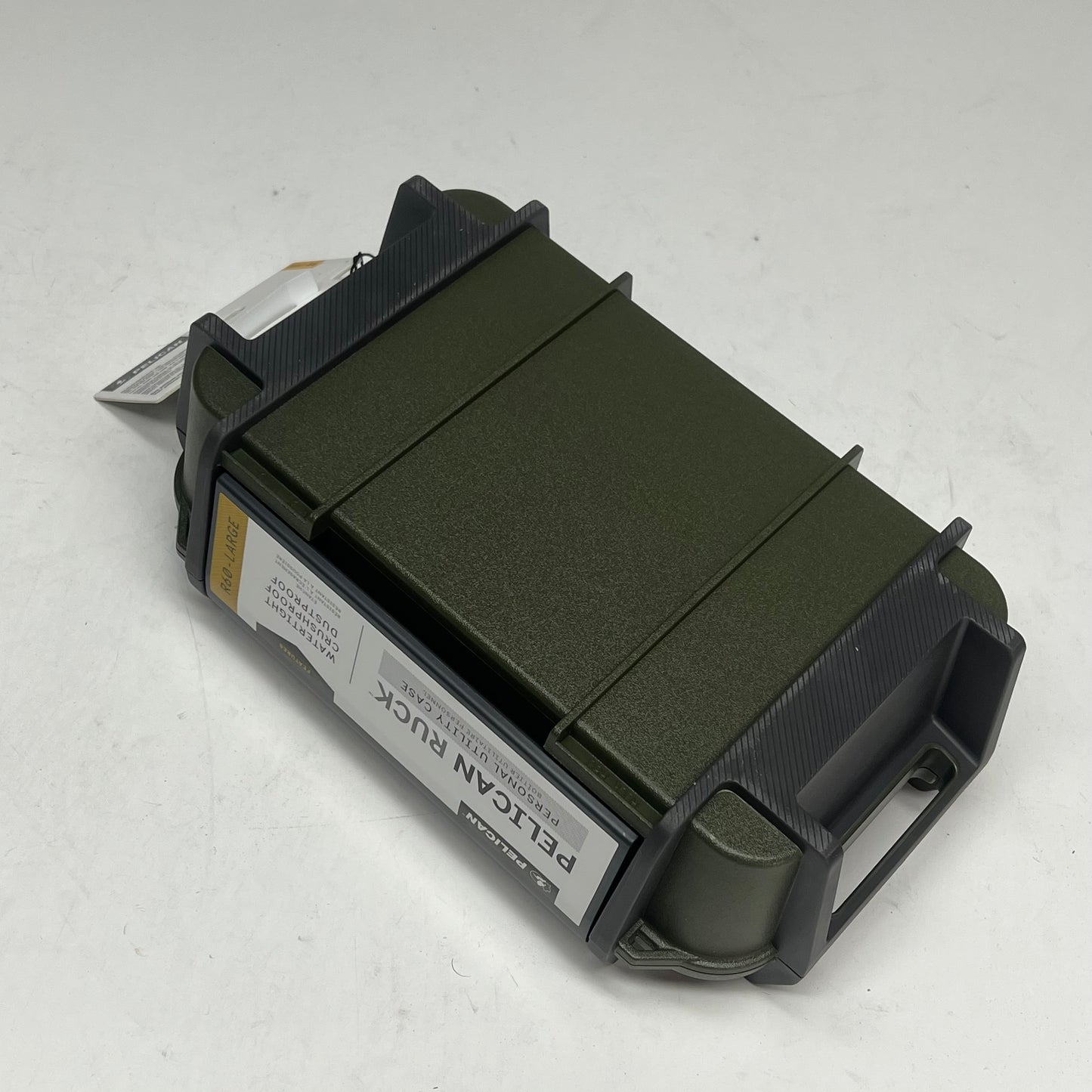 PELICAN  Ruck R60 Case Crushproof 11.14x6.86x3.88" OD Green RKR600-0000-OD