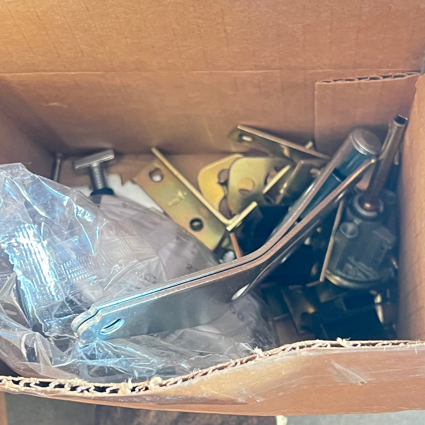 ZA@ Pallet of MIXED Pallet of Hardware, Door Hardware, Bucket, Display Parts & More!!!! (AS-IS)