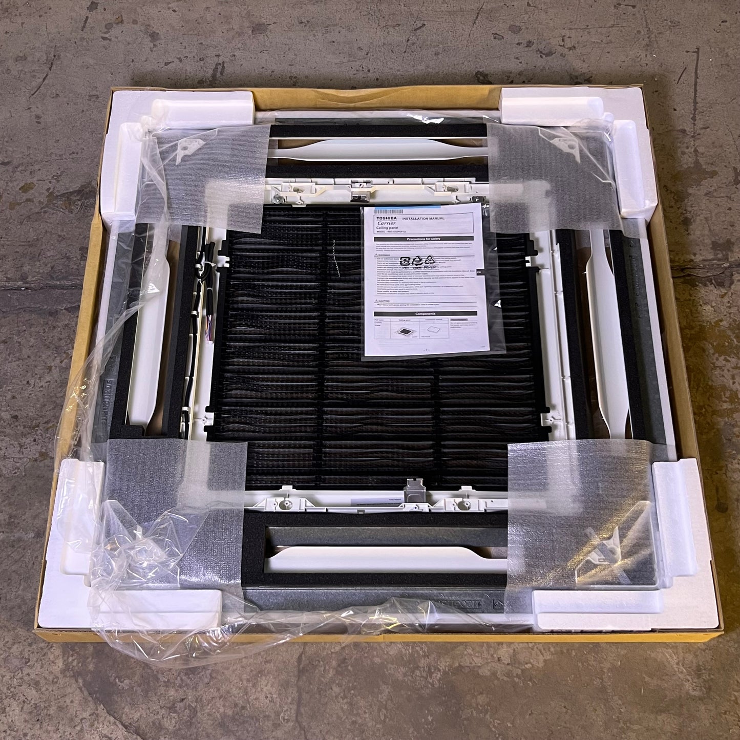 TOSHIBA Carrier Ceiling Panel 37.5" x 37.5" Black RBC-U32PGP-UL