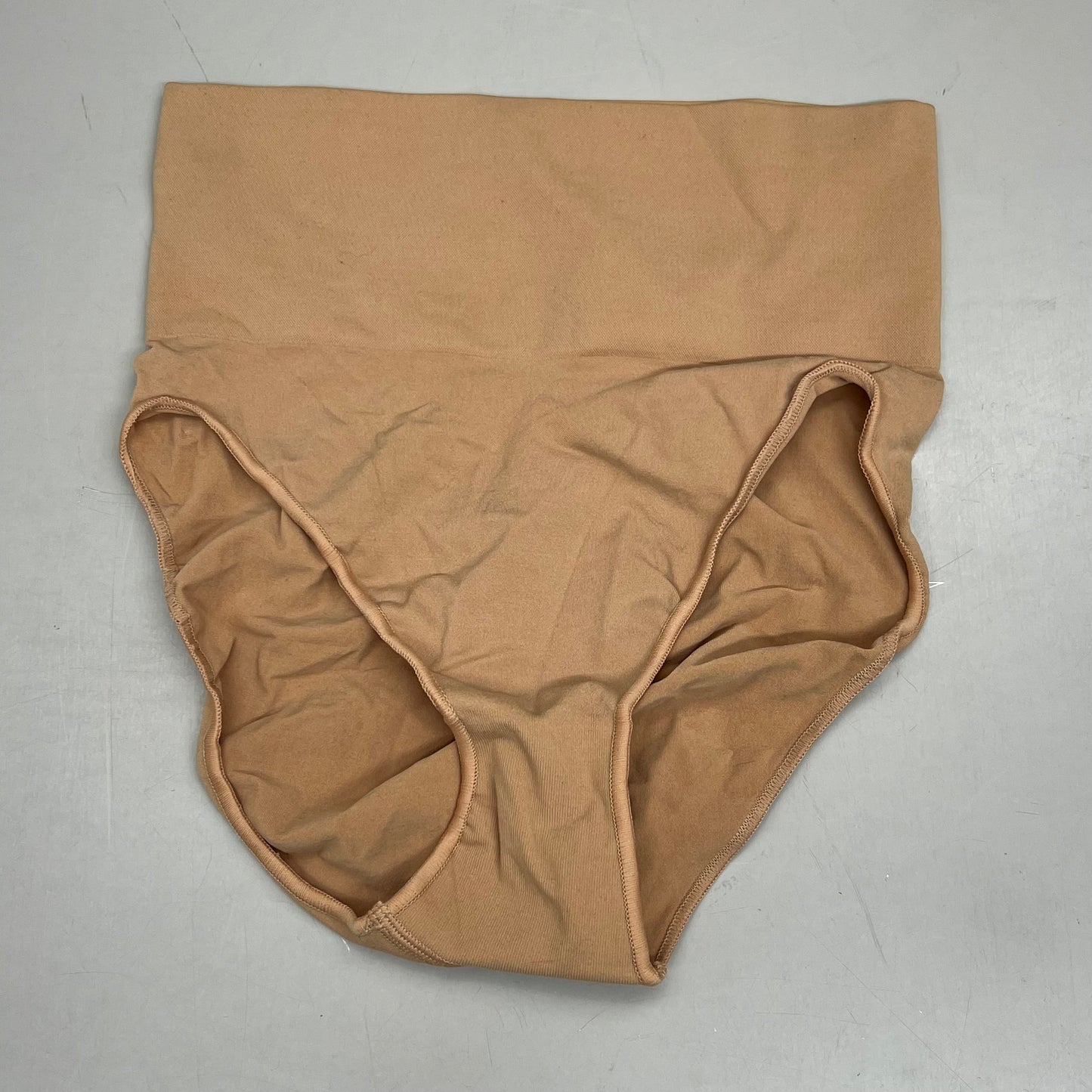 SKIMS Seamless Sculpt Mid Waist Brief Strong Compression Women's Sz L/XL Ochre