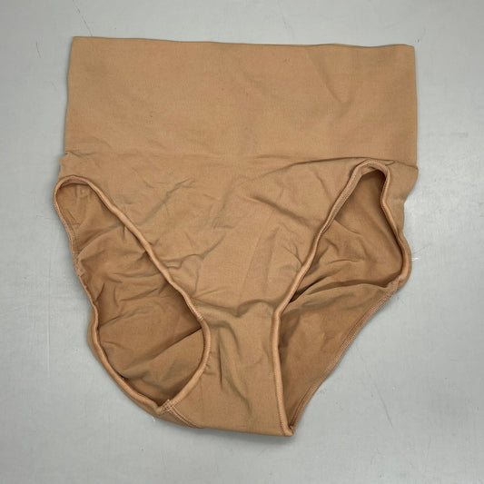 SKIMS Seamless Sculpt Mid Waist Brief Strong Compression Women's Sz L/XL Ochre