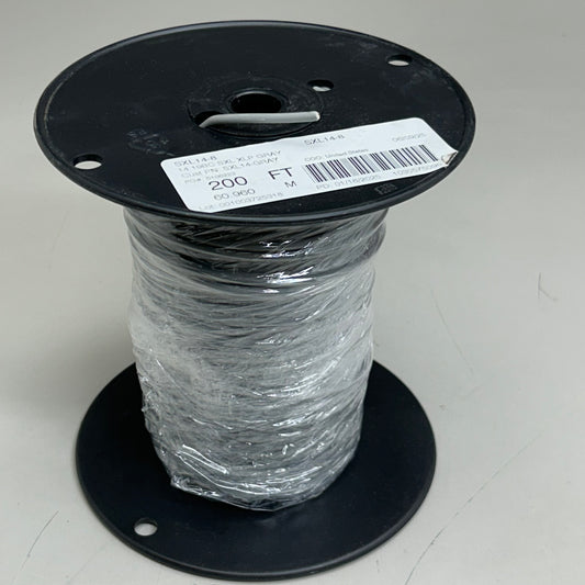 Stranded Bare Copper Encore Wire Material 200'  Grey SXL14-8