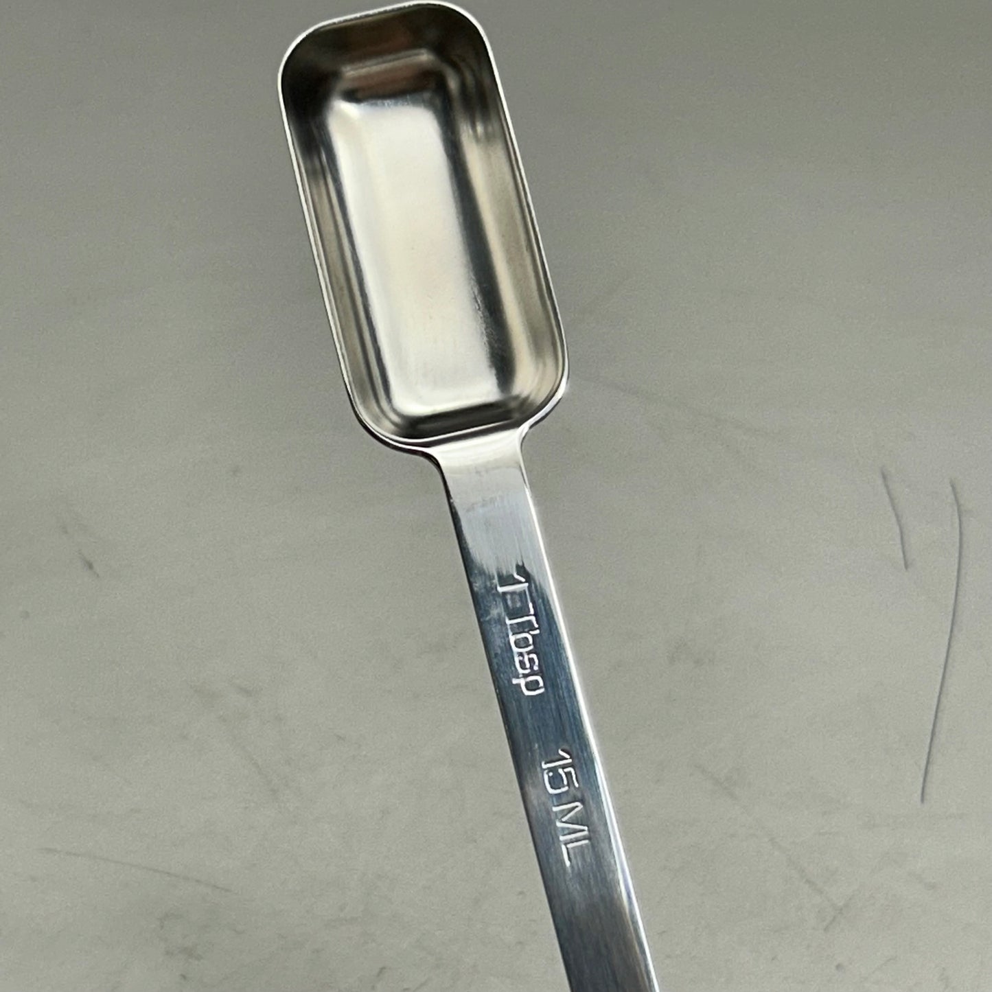 RSVP (6 Spoons) Endurance Stainless Steel Measuring Spice Spoon Set 1/8tsp,1/4tsp,1/2tsp,3/4tsp,1tsp, 1tbs