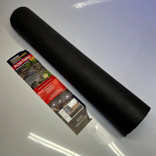 DEWITT Hardscape Filter Fabric Non-Woven Needle Punched 3' x 100' Black FF3100