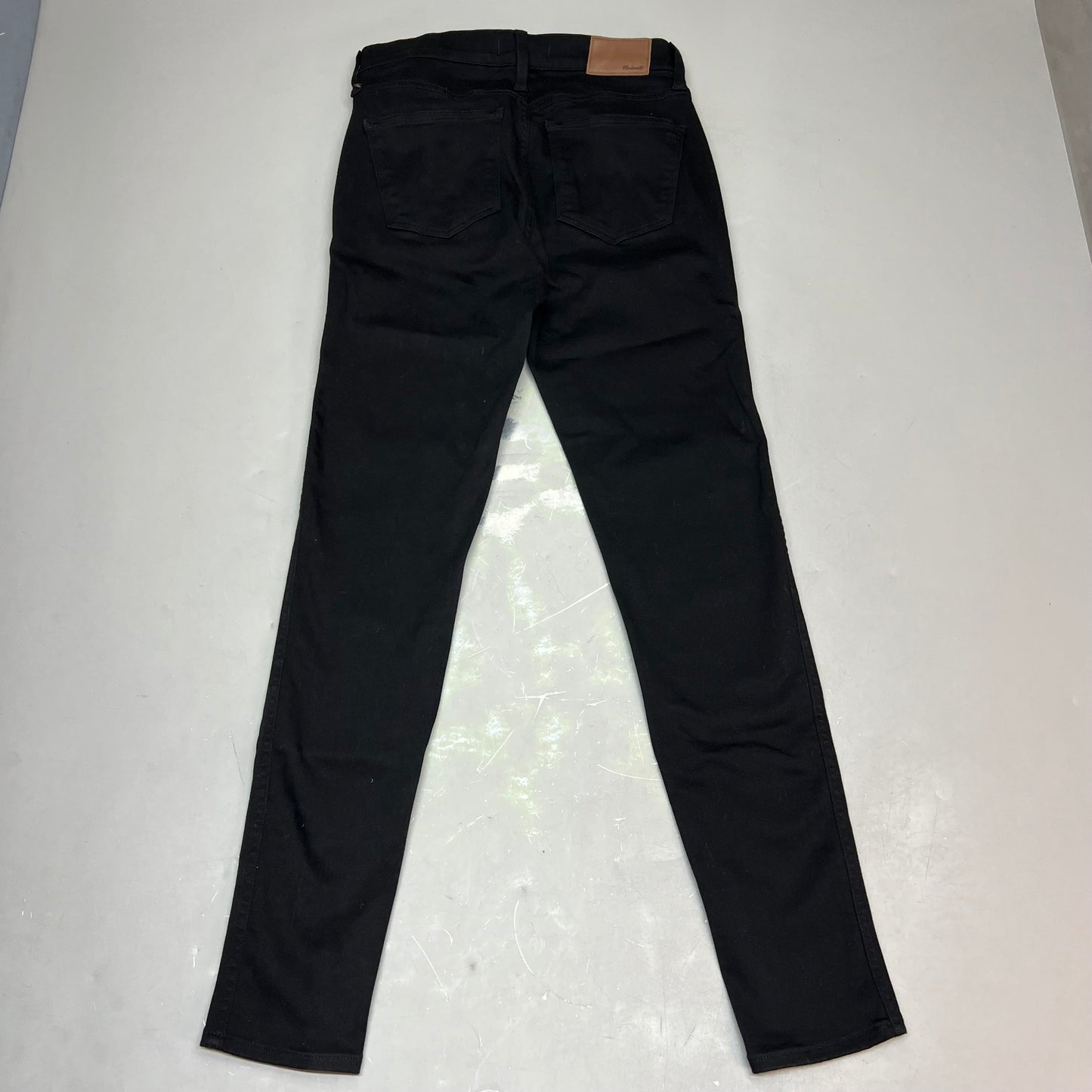 MADEWELL 10" High Rise Stretchy Ankle Skinny Jeans Women's Sz 28 Black NS969
