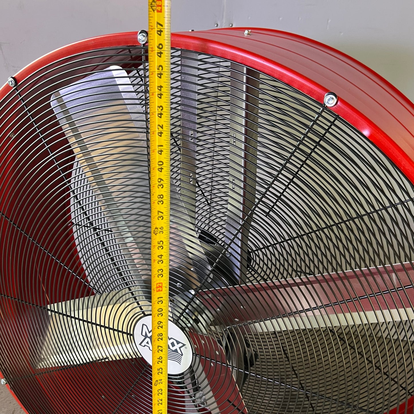 MAXX AIR 42" Industrial 2 Speed Belt Drive Portable Air Circulator - BF42BD RED