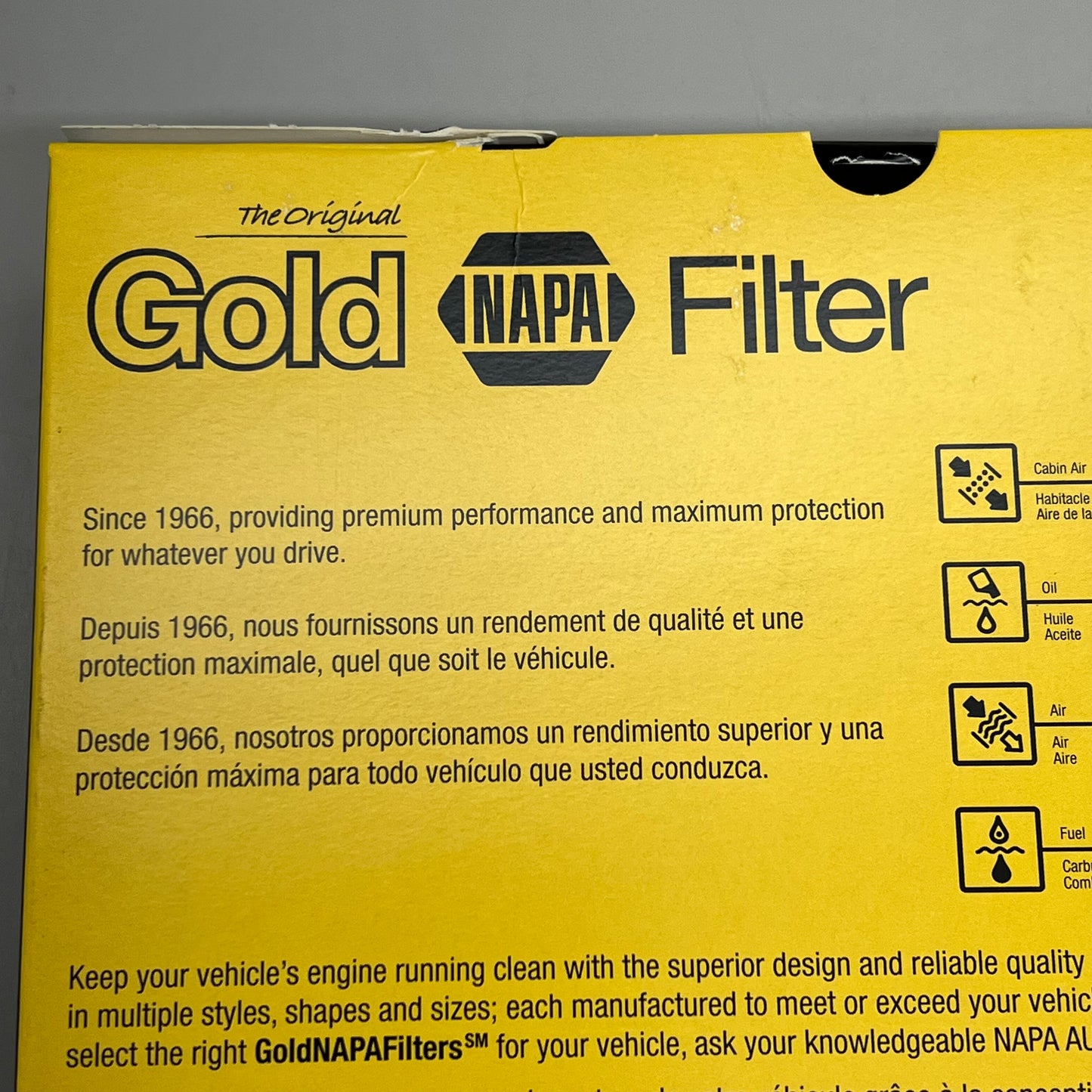 NAPA The Original Gold Air Filter Cellulose Filter Media Material FIL 6128