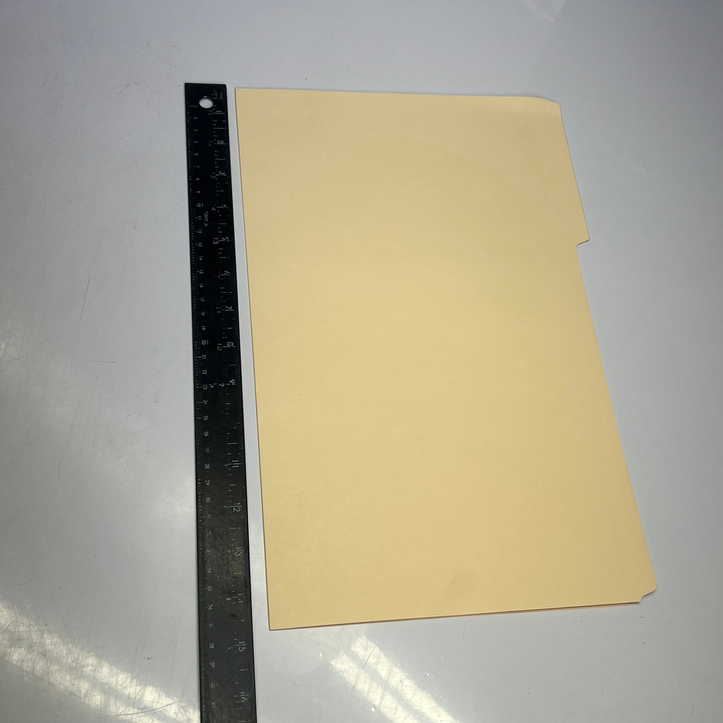 ZA@ SMEAD File Folders W/ Reinforced Tab Legal Sz 8.50"Wx14" L Sheet Sz Manila 15337