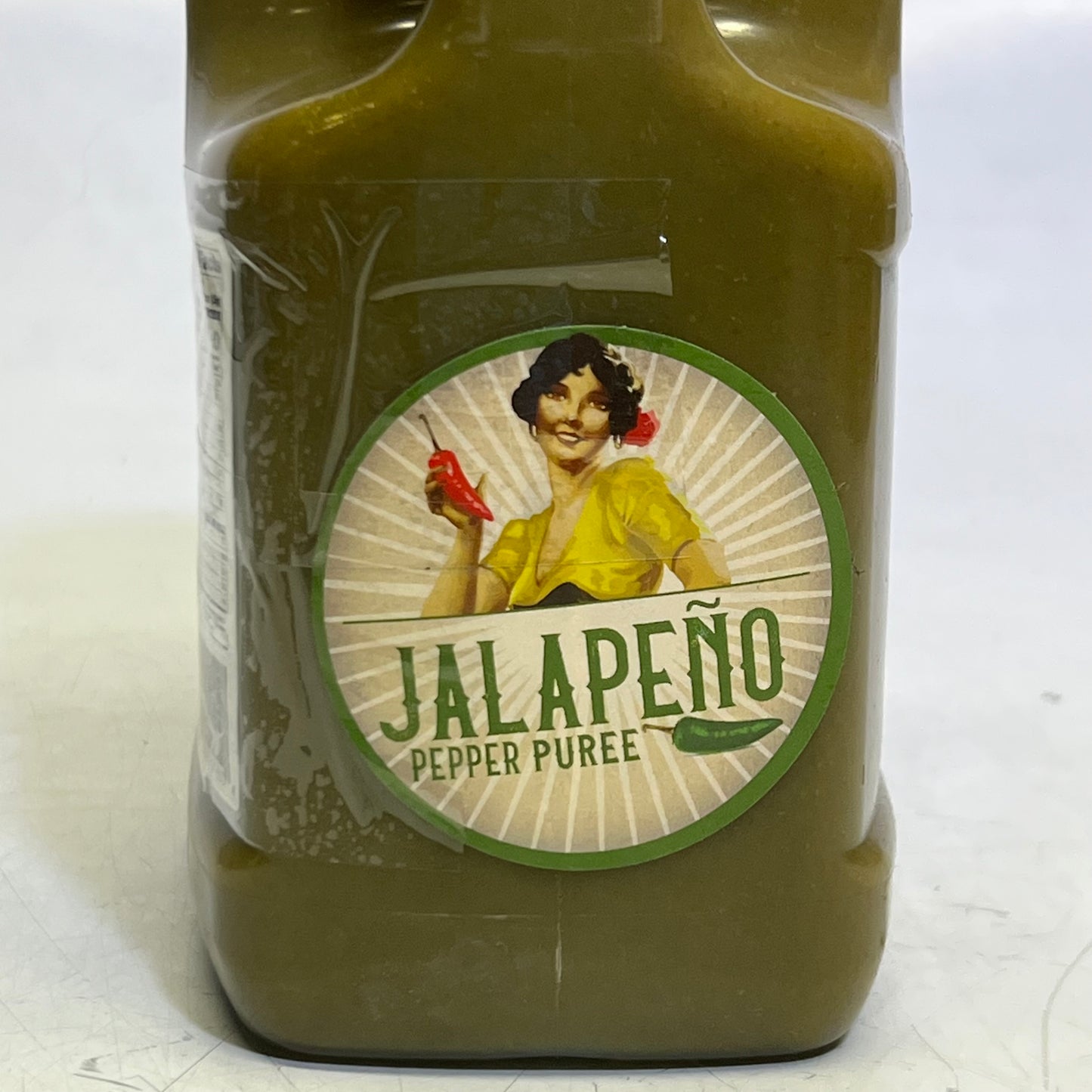 LOUISIANA Pepper Exchange 64oz Jalapeno Peppers Puree Sauce BB 07/27