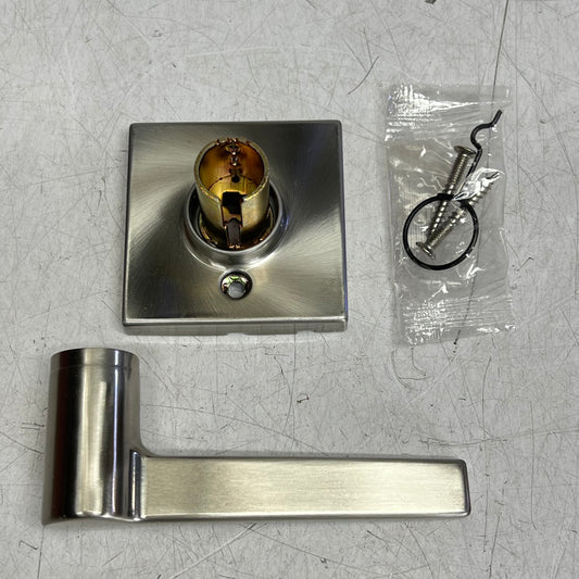 ZA@ KWIKSET Exterior Entry Door Handle Set Surface Mount Satin Nickel 9SL70000-052