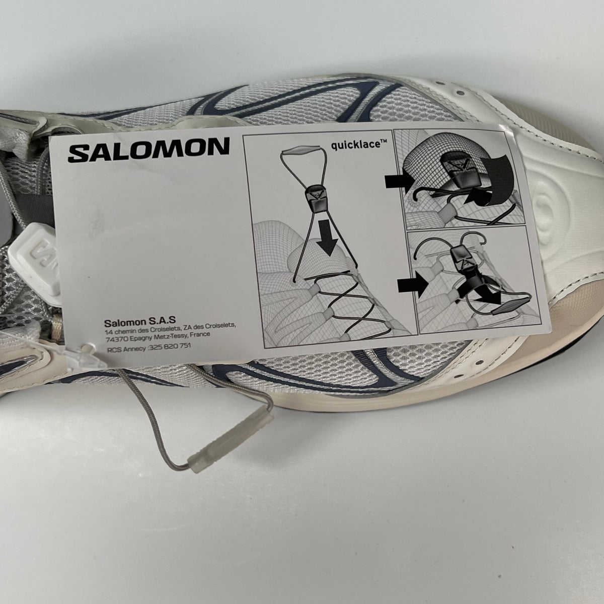 SALOMON  Xt-whisper Sneakers Unisex Sz 9.5 Vanilla Ice/White SALL49238300