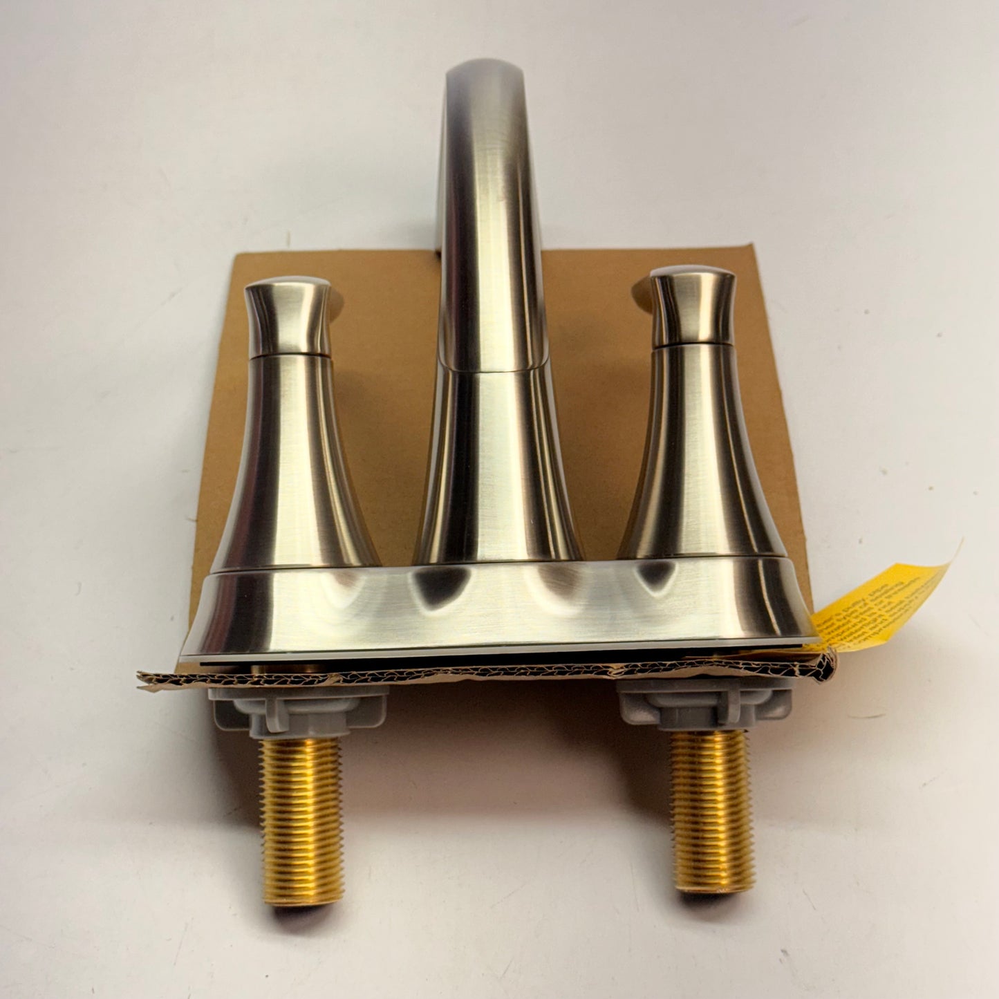 PFISTER Centerset Lavatory Faucet W/ Pop-Up 4" Brushed Nickel LG48-WRPK