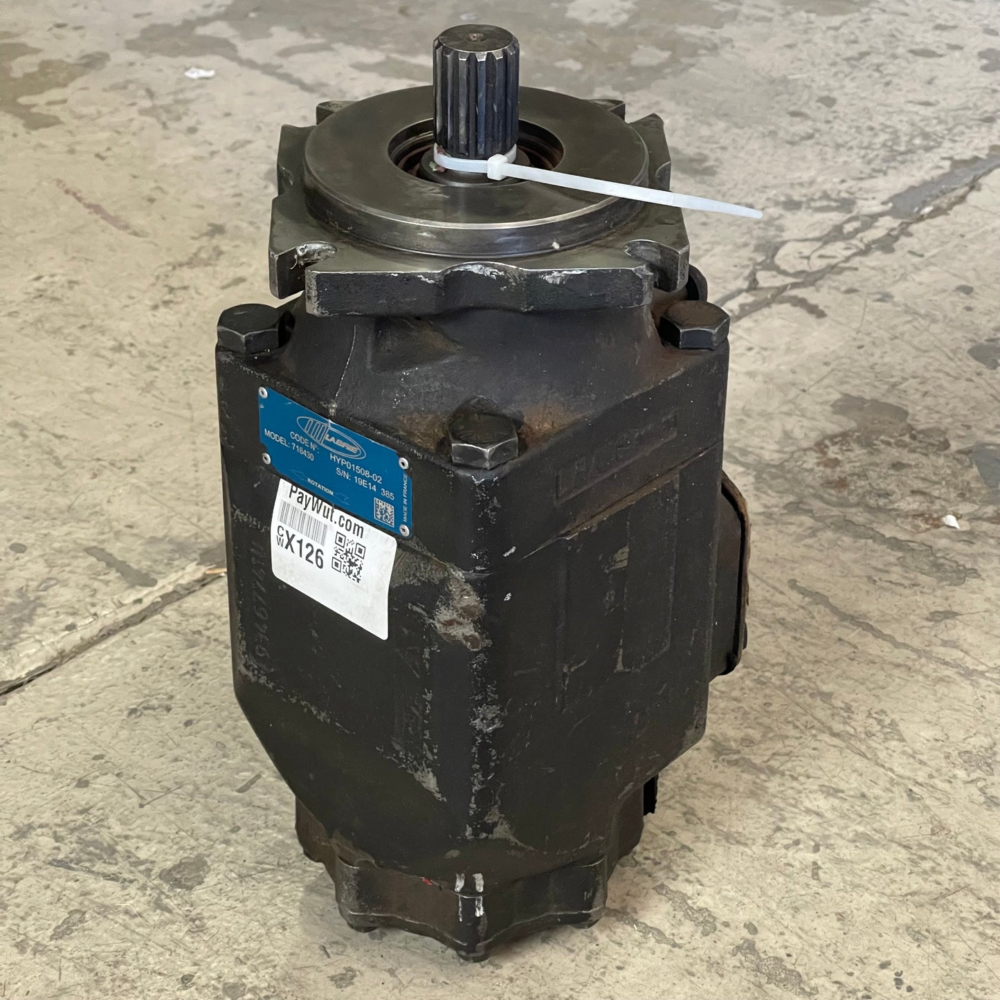 LABRIE Hydraulic Vane Pump Dark Grey HYP01508-02 (USED)