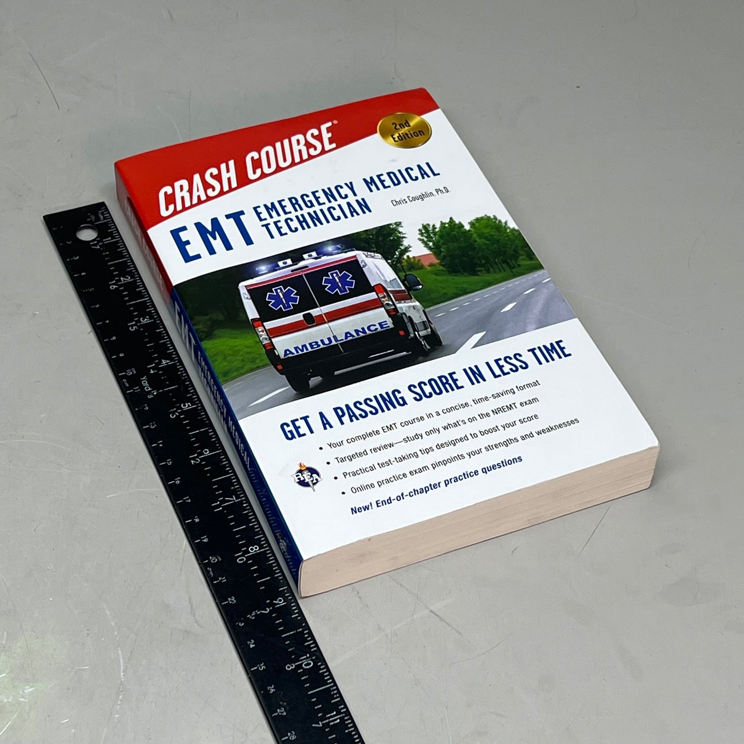 EMT PREPERATION CRASH COURSE  2nd Edition Paperback By Christopher Coughlin Ph.D