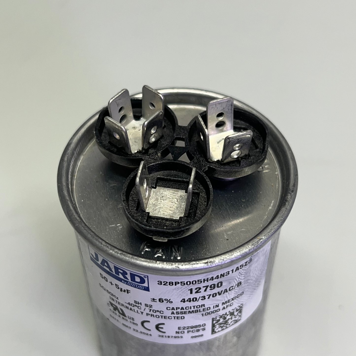 ZA@ MARS (2 PACK) Motor Run Capacitor 440/370 VAC Silver 12790