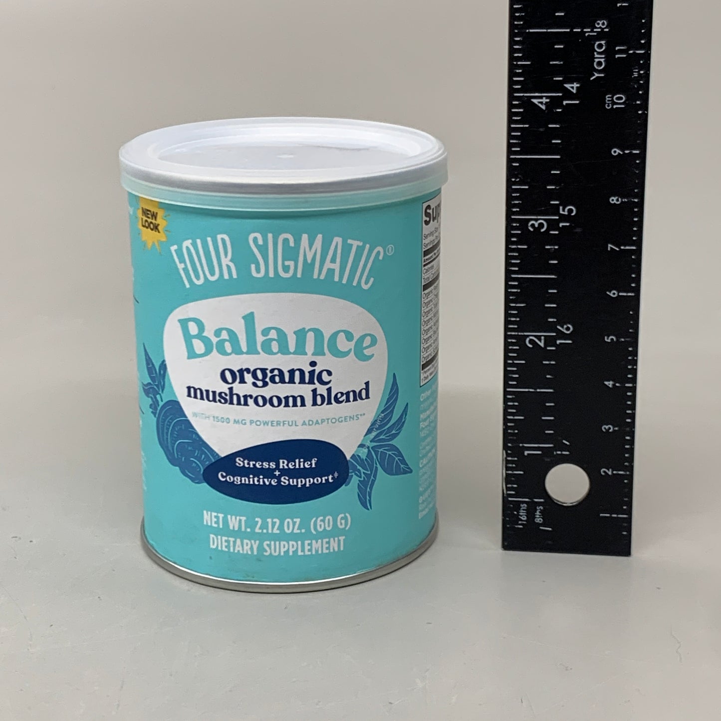 FOUR SIGMATIC (2 PACK) Balance Organic Mushroom Blend Supplement 2.12 oz 02/26