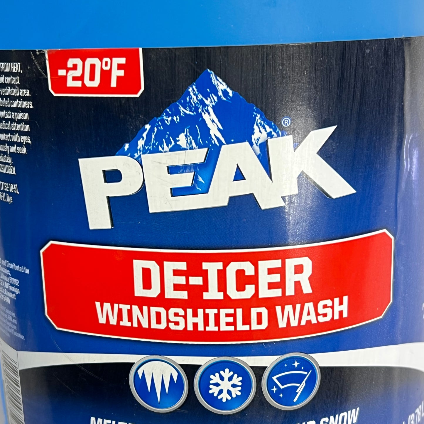 ZA@ PEAK (2 PACK) De-icer Windshield Wash Streak Free -20˚F Blue PWN0G3