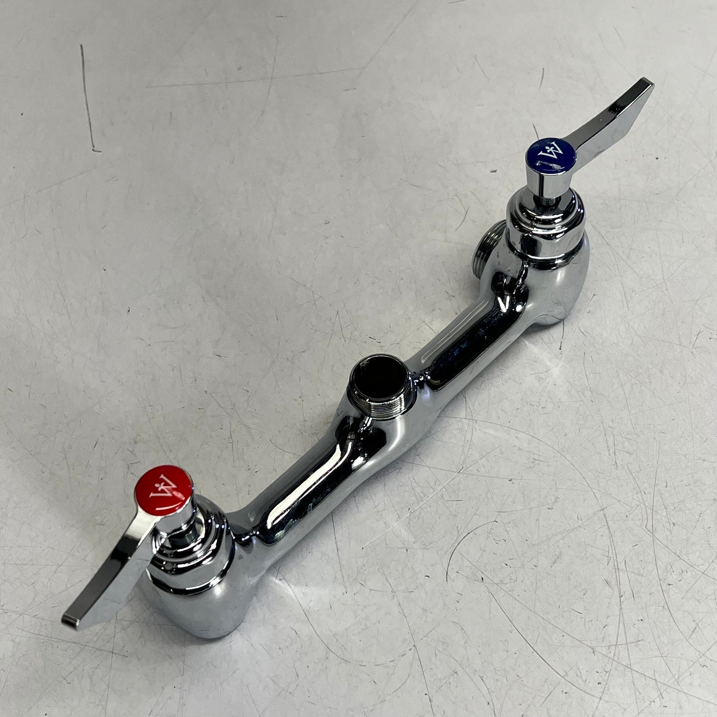 WATERLOO Pre-rinse Faucet Wall Mount  8" 1.15 GPM 44" Hose Chrome 750PRW814