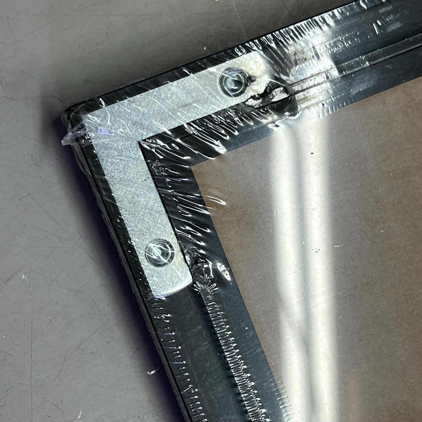 QUARTET Magnetic Dry-Erased Board Anodized Aluminum 36"x24" Black 21502-9