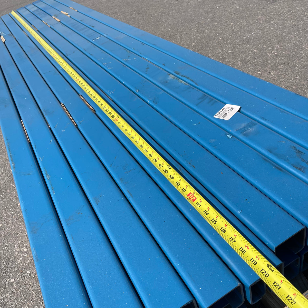 UNIBILT Enclosed Track Conveyor Components 10'x3"x2.5" Blue