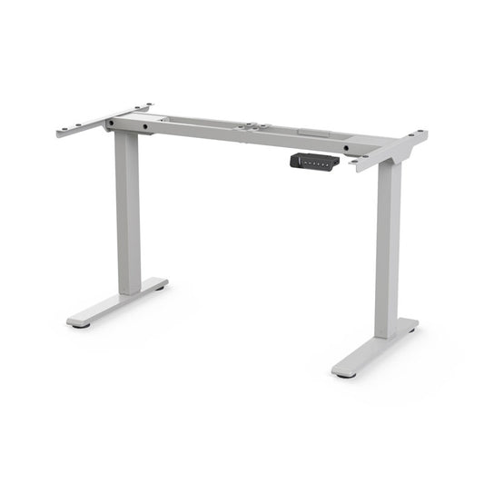 HUMANSCALE Efloat GO 2.0 2-Leg Adjustable Sit Stand Desk Frame Grey