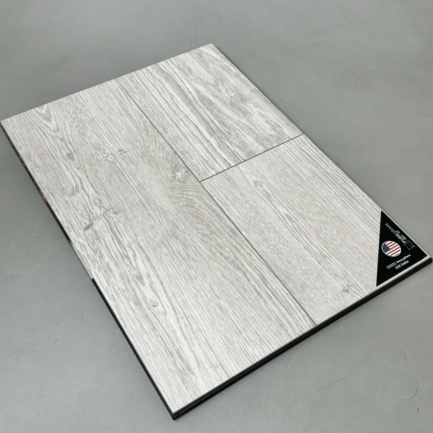 ZA@ ENGINEERED FLOORS (6 PACK) Pure Grain Luxury Vinyl Tile (DLVT) Samples 18"X13" Assorted Colors