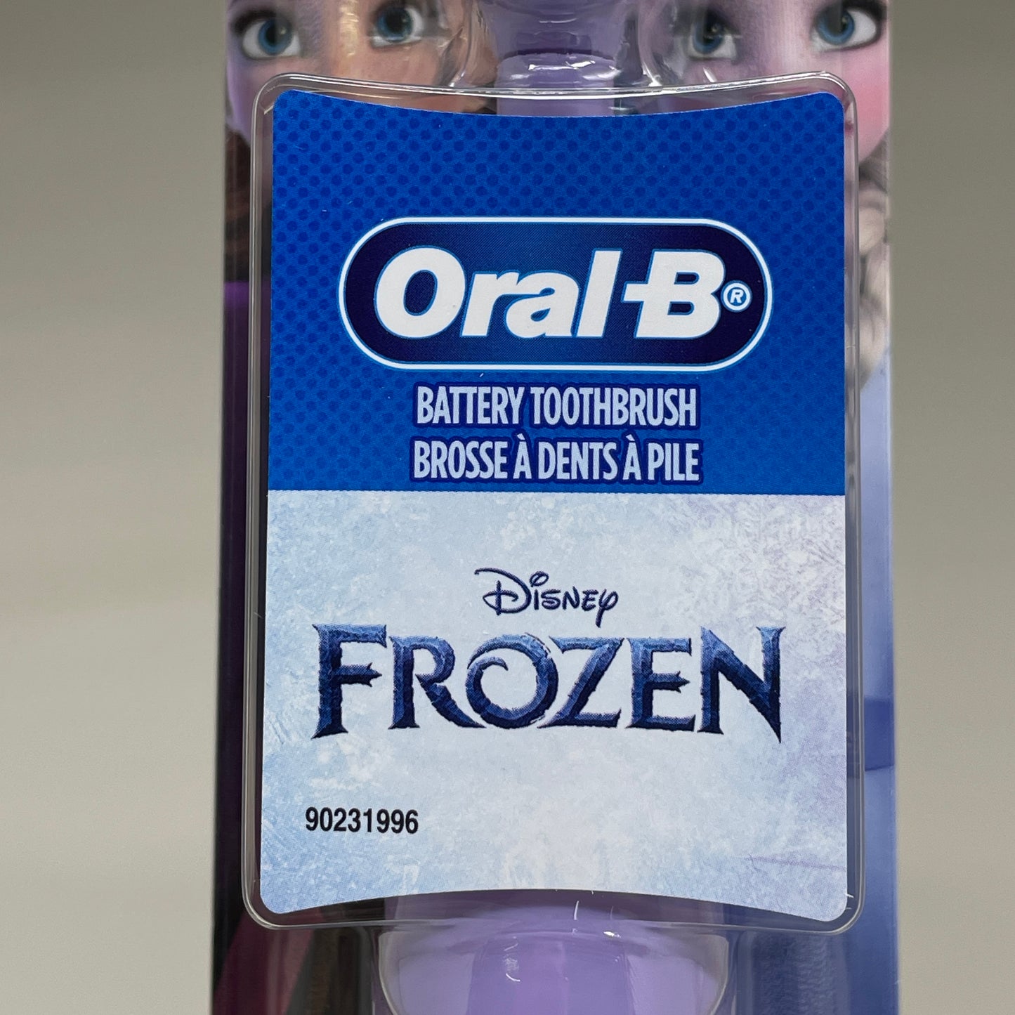 ORAL-B (4 PK) Kid's Pro-Health Frozen Elsa Battery Toothbrush Soft Bristle Purple 90227216