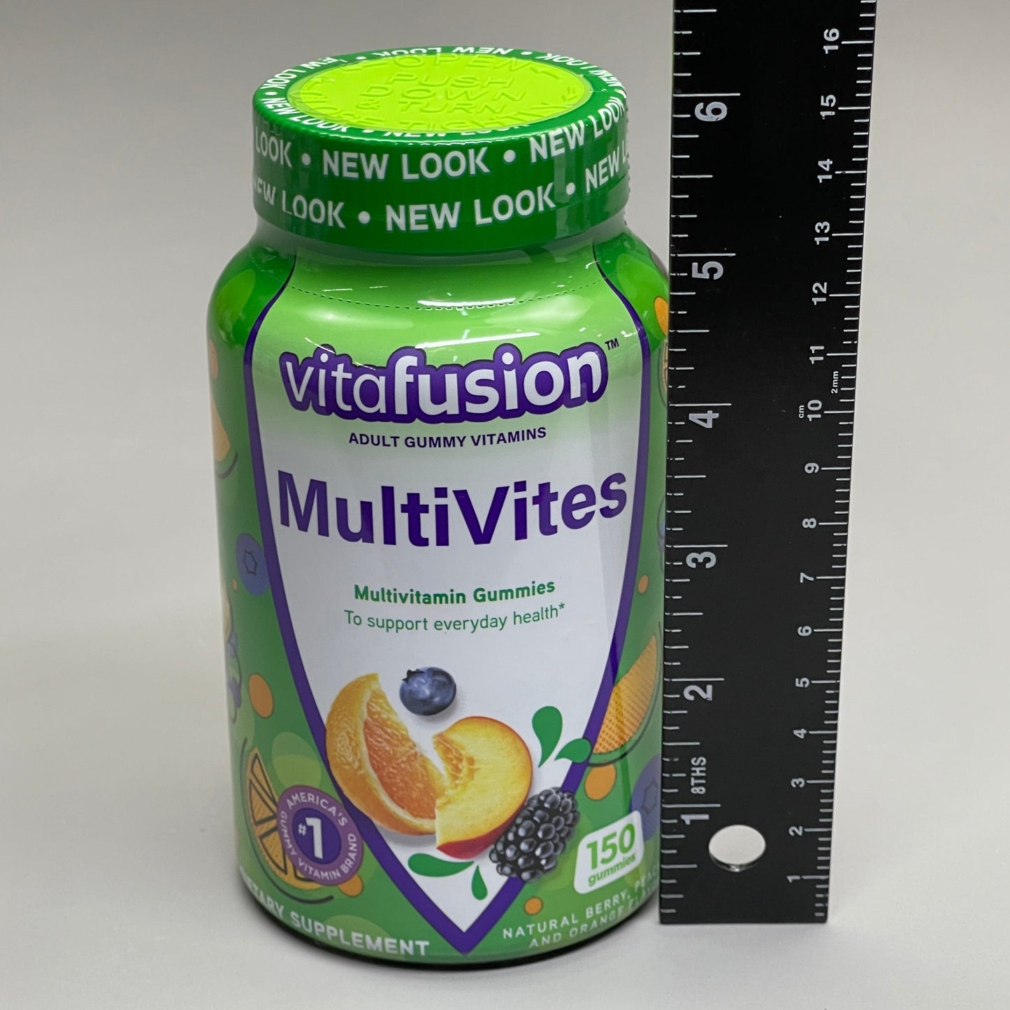 ZA@ VITAFUSION 3-PACK! MultiVites Multi-Vitamin Gummies for Everyday Health 150 Gummies BB 06/24 B